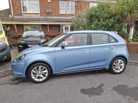 Used MG MG3 106 HP (77 kW) 2015 Blue Hatchback