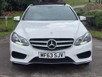 Used Mercedes E250 AMG 2013 White Sedan