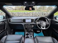 Used Kia Sportage GT-Line S 185 HP (136 kW) 2019 Lunar silver premium metallic SUV