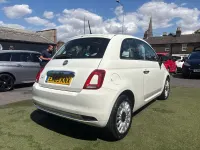 Used Fiat 500 Lounge 69 HP (50 kW) 2015 White Hatchback