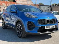 Used Kia Sportage GT-Line 185 HP (136 kW) 2020 Blue SUV