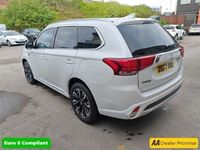 used Mitsubishi Outlander 2.0 PHEV 4HS 5d 200 BHP IN WHITE WITH 61,000 MILES AND A FULL SERVICE HISTORY, 3 OWNER FROM NEW, ULE