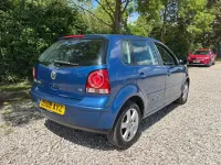 Used VW Polo Match 80 HP (58 kW) 2008 Blue Hatchback