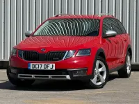 Used Skoda Octavia Scout 4x4 2017 Red Estate