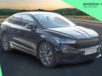 Used Skoda Enyaq iV SportlinePlus 210 kW (286 HP) 2025 Black magic pearl effect SUV