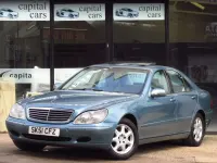 Used Mercedes S320 2001 Blue Sedan