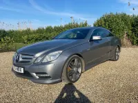 Used Mercedes E220 170 HP (125 kW) 2013 Silver Coupe