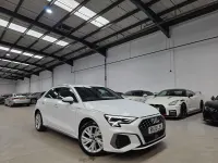 Used Audi A3 Sportback S-Line 204 HP (150 kW) 2023 White Hatchback