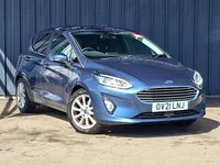 Used Ford Fiesta Titanium 125 HP (91 kW) 2021 Blue Hatchback