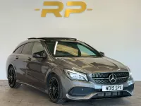Used Mercedes CLA220 AMG line 170 HP (125 kW) 2019 Grey Coupe