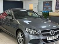 Usado Mercedes C220 Premium Plus 170 CV (125 kW) 2016 Gris Coupe