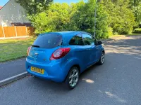 Used Ford Ka Zetec 69 HP (50 kW) 2015 Blue Hatchback
