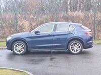 Used Alfa Romeo Stelvio Edizione Speciale 280 HP (205 kW) 2018 Blue SUV