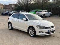 Begagnad VW Polo SEL 2019 Vit Halvkombi