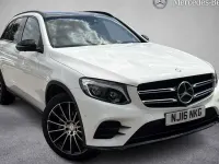 Used Mercedes GLC250 AMG line 204 HP (150 kW) 2016 White SUV