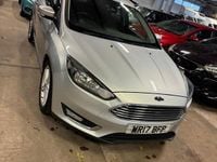 Begagnad Ford Focus Titanium 120 HK (88 kW) 2017 Silver Kombi