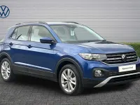 Usado VW T-Cross SE 110 HP (80 kW) 2021 Azul SUV