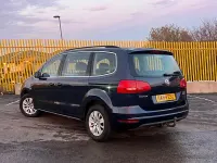 Used VW Sharan SE 140 HP (102 kW) 2014 Blue MPV