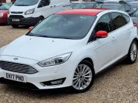 Gebraucht Ford Focus Titanium X 2017 Weiß Kleinwagen