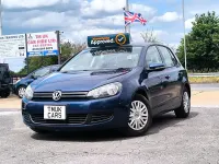 Used VW Golf VI 105 HP (77 kW) 2011 Blue Hatchback