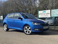 Used Skoda Fabia SE L 110 HP (80 kW) 2020 Blue Hatchback