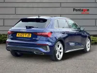 Used Audi A3 S-Line 147 HP (108 kW) 2023 Blue Sedan