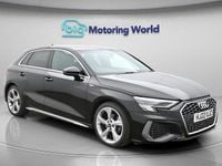 Used Audi A3 Sportback S-Line 150 HP (110 kW) 2022 Black Hatchback