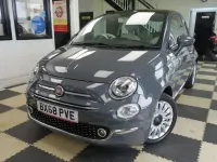 Used Fiat 500 Lounge 85 HP (62 kW) 2018 Grey Hatchback