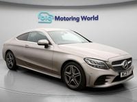 Used Mercedes C220 AMG line 191 HP (140 kW) 2021 Silver Coupe
