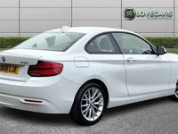 Used BMW 218 Comfort Edition 136 HP (100 kW) 2018 White Coupe