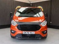 Used Ford Transit Custom Limited 130 HP (95 kW) 2020 Orange Van