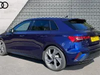 Used Audi A3 Black Edition 150 HP (110 kW) 2025 Blue