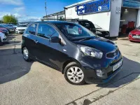 Used Kia Picanto 68 HP (50 kW) 2015 Black Hatchback