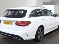 Used Mercedes C200 AMG line 198 HP (145 kW) 2019 White Estate