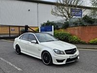 Used Mercedes C63 AMG 2012 White Sedan