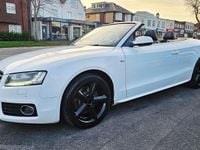 Used Audi A5 Cabriolet S-Line 2010 White Cabriolet