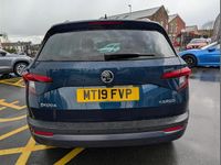 Used Skoda Karoq SE L 116 HP (85 kW) 2019 Lava blue metallic SUV