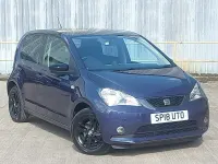 Used Seat Mii Design 60 HP (44 kW) 2018 Blue Hatchback