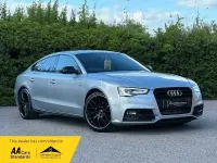Begagnad Audi A5 Black Edition 2015 Silver Sportkupé