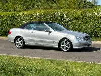 Used Mercedes CLK320 Avantgarde 218 HP (160 kW) 2004 Silver Cabriolet