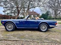 Used Triumph TR6 1973 Blue Cabriolet