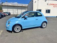 Used Fiat 500 Lounge 69 HP (50 kW) 2016 Blue Hatchback