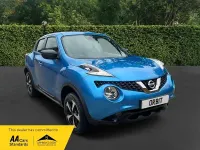 Usado Nissan Juke 112 HP (82 kW) 2019 Azul SUV