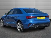 Used Audi A3 Black Edition 150 HP (110 kW) 2025 Blue Sedan