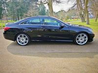 Used Mercedes E220 AMG line 2017 Black Coupe