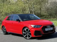 Used Audi A1 Sportback Black Edition 110 HP (80 kW) 2021 Red Hatchback
