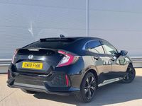 Begagnad Honda Civic SR 126 HK (92 kW) 2019 Svart Halvkombi