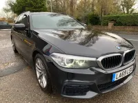 Usado BMW 520 M Sport 190 CV (139 kW) 2019 Negro Familiar