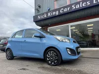 Used Kia Picanto Air 68 HP (50 kW) 2012 Blue Hatchback