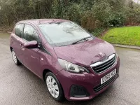 Used Peugeot 108 Active 2015 Mauve/purple Hatchback